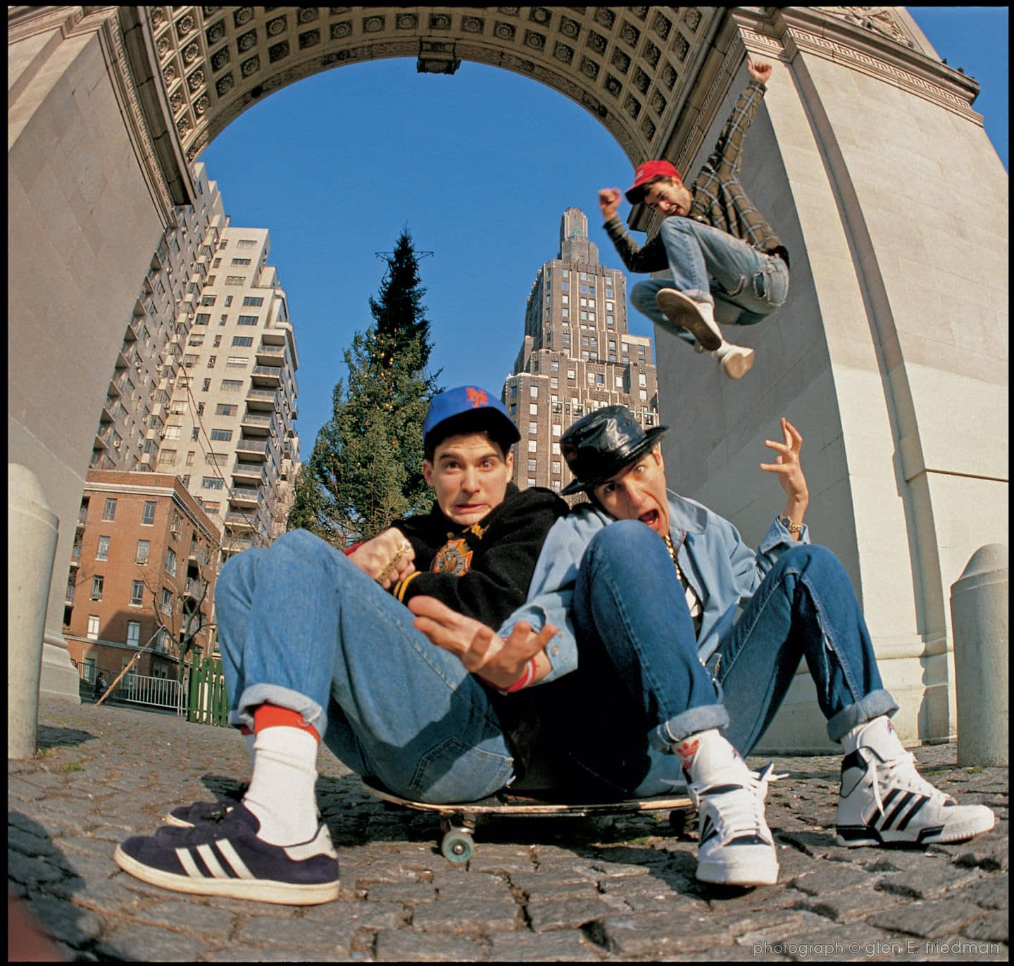 Beastie Boys, photographed by Glen E. Friedman in New York, 1986