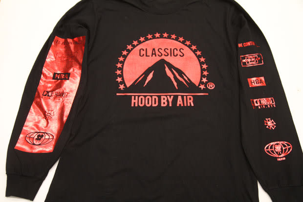 hood by air long sleeve