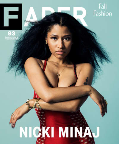 Nicki Minaj FADER cover