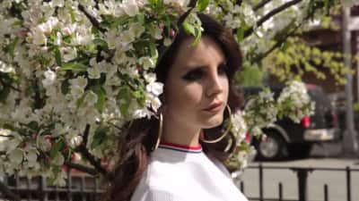 Lana Del Rey behind the scenes at FADER's cover shoot