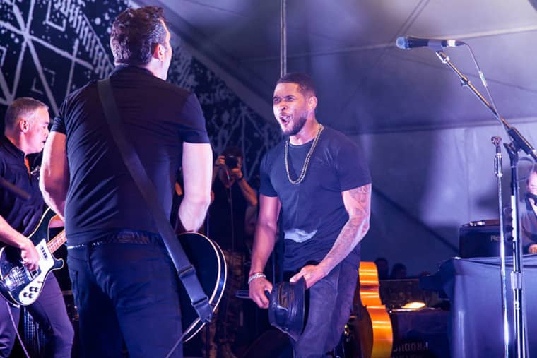 Usher and The Afghan Whigs perform at the FADER FORT SXSW 2013
