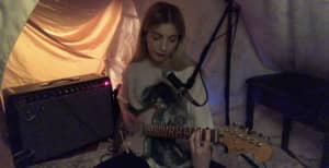 Digital FORT: Ellis plays three songs from her blanket fort