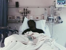 Travis Scott Pictured In Hospital On His Manager’s Instagram