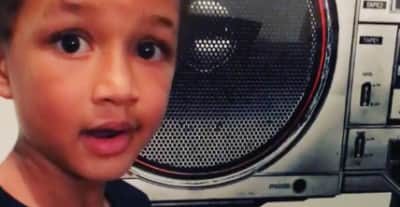 看Swizz Beatz和Alicia Keys 5岁的儿子Egypt演奏他的第一首原创歌曲