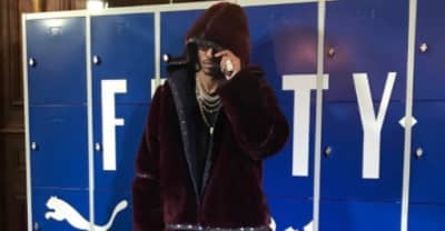 Future Wore An Ultra-Comfy Coat To Rihanna’s Fenty x Puma Fashion Show