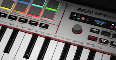 Akai’s MPK Mini Plus II adds aftertouch pads and a color display