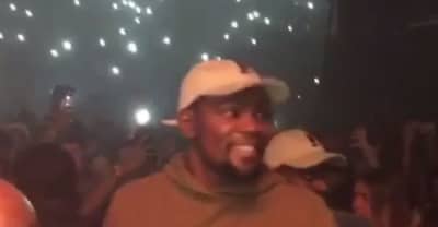Kevin Durant Was In The Mosh Pit At Kanye West’s Oakland Tour Stop
