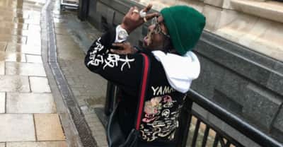 Did Lil Uzi Vert really write his Instagram login on a bathroom wall?