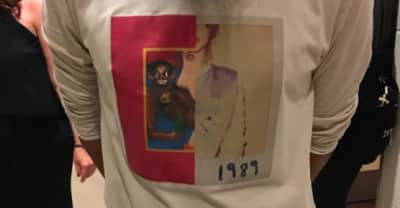 Kanye West Posted A Picture Of Someone Wearing A Shirt Combining Taylor Swift And Kanye Album Art