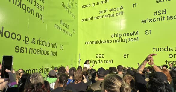 #Charli xcx’s ’Brat’ autumn arrives at Storm King