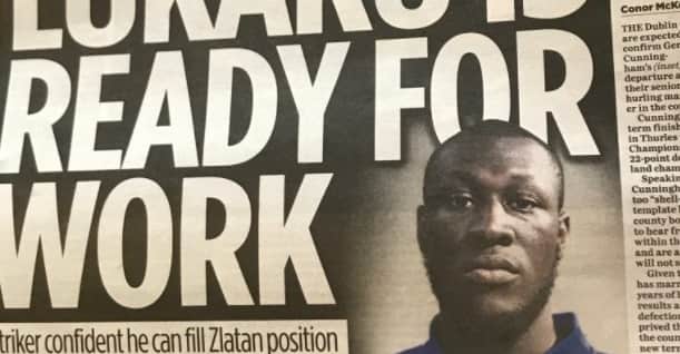 A Newspaper Mixed Up Stormzy With Soccer Player Romelu ...