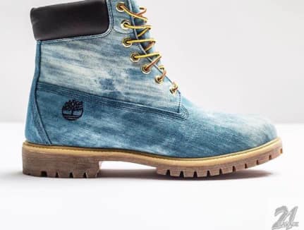 21 savage best sale denim timberlands