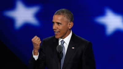 Barack Obama Passes The Torch To Hillary Clinton In Philadelphia 