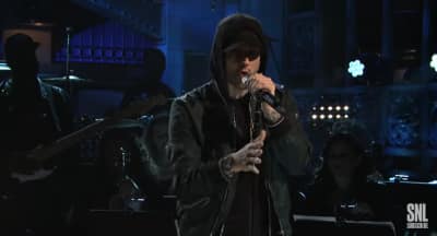 Watch Eminem perform a medley of hits on Saturday Night Live