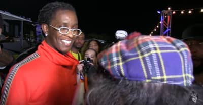 Watch Nardwuar interview Young Thug at Rolling Loud 2019