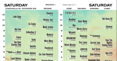 Coachella Releases Official Schedule For First Weekend