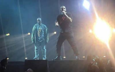 Kanye West Joined Drake At OVO Fest And Teased A Collaborative Album