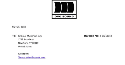 Drake actually sent that invoice to Pusha T