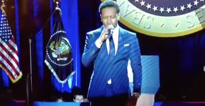Watch BJ The Chicago Kid Sing The National Anthem At President Obama’s Farewell Address