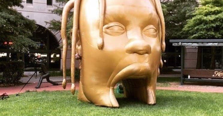 Second giant Travis Scott head pops up in Houston | The FADER