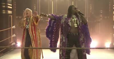 Watch Offset &amp; Metro Boomin perform “Ric Flair Drip” with the real Ric Flair