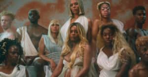 Munroe Bergdorf stars in this body-positive video from new U.K. singer Kamille