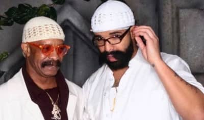Drake dressed as his dad, Dennis Graham, for Halloween