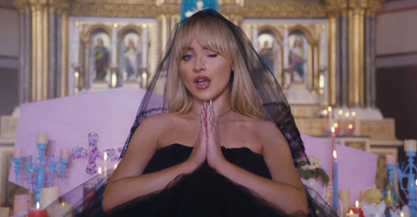 #Brooklyn bishop punishes priest who allowed Sabrina Carpenter to film music video in church