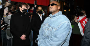 Kanye West previewed a new song he made with James Blake at London Fashion Week