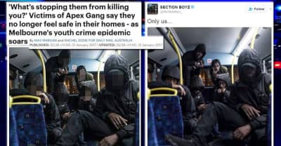 Daily Mail Australia Used A Picture Of Section Boyz To Illustrate Their Story On A Gang In Melbourne