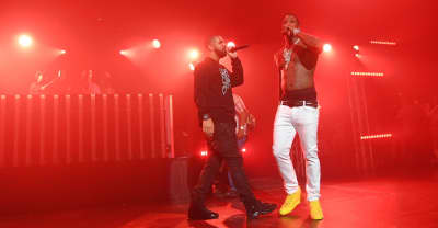 Drake brought out Gucci Mane to perform during his “Aubrey and the Three Migos” show in Atlanta 