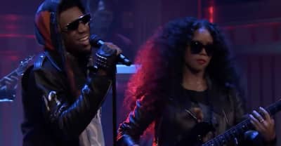 A Boogie and H.E.R. perform “Me and My Guitar” on Fallon