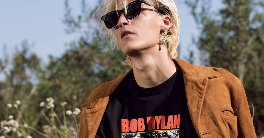 L.A. brand Pleasures looks to Bob Dylan for their new collection 