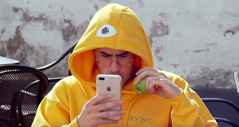 Bad bunny sales hoodie yellow