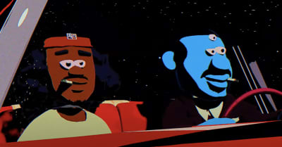 Smino blasts off in the animated “MLK Dr” video