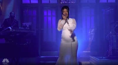 Cardi B unveils pregnancy during Saturday Night Live performance