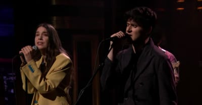 Vampire Weekend and HAIM performed Father of the Bride songs on Fallon