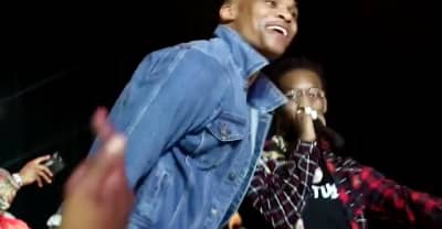 Russell Westbrook Had A Lot Of Fun On Stage At A Migos Show Last Night