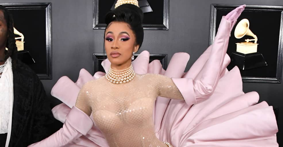 Cardi b hotsell outfit grammys 2019