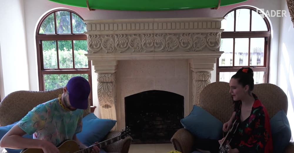 Digital FORT Watch Sofi Tukker perform “Purple Hat” from their living room The FADER