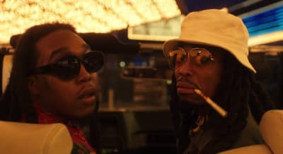 Migos’ Quavo and Takeoff get trippy in Vegas in their “Hotel Lobby” video