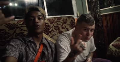 Yung Lean and Thaiboy Digital smoke hookah with DJ Paul in the “First Class” video