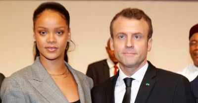 Rihanna attends the Global Partnership for Education Conference 