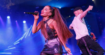 Ariana Grande is back in the studio working on new music