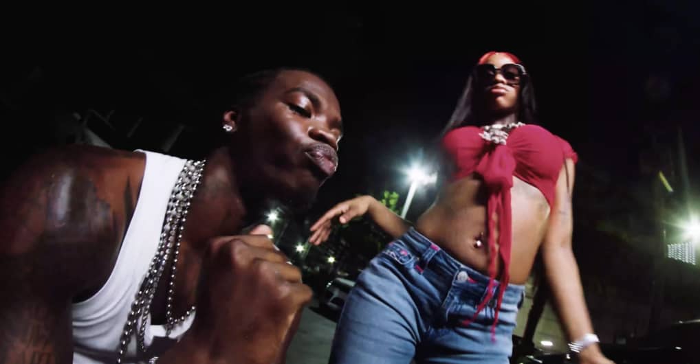 #Lancey Foux meets Sexyy Red in a club parking lot for new “MMM HMM” video