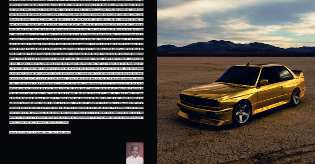 Frank Ocean Drops 'Boys Don't Cry' Zine