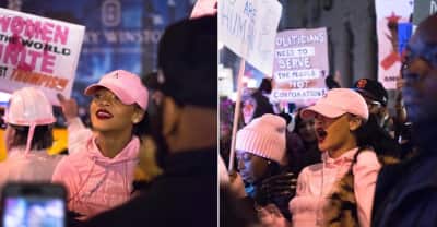 Rihanna, Andre 3000, And More Musicians Attend Women’s Marches Worldwide