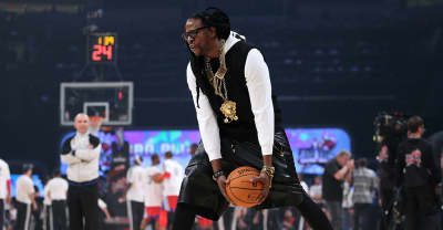 Watch 2 Chainz Show Off His Post Moves For Kevin Garnett 