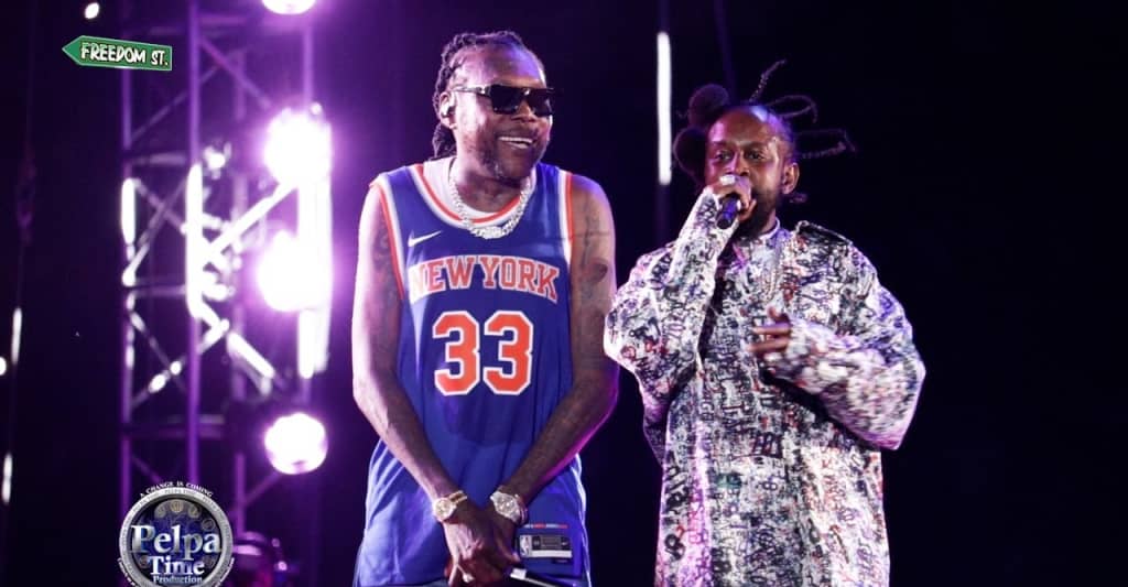 #Vybz Kartel’s NYE show featured Popcaan, Busta Rhymes, Spice, and more