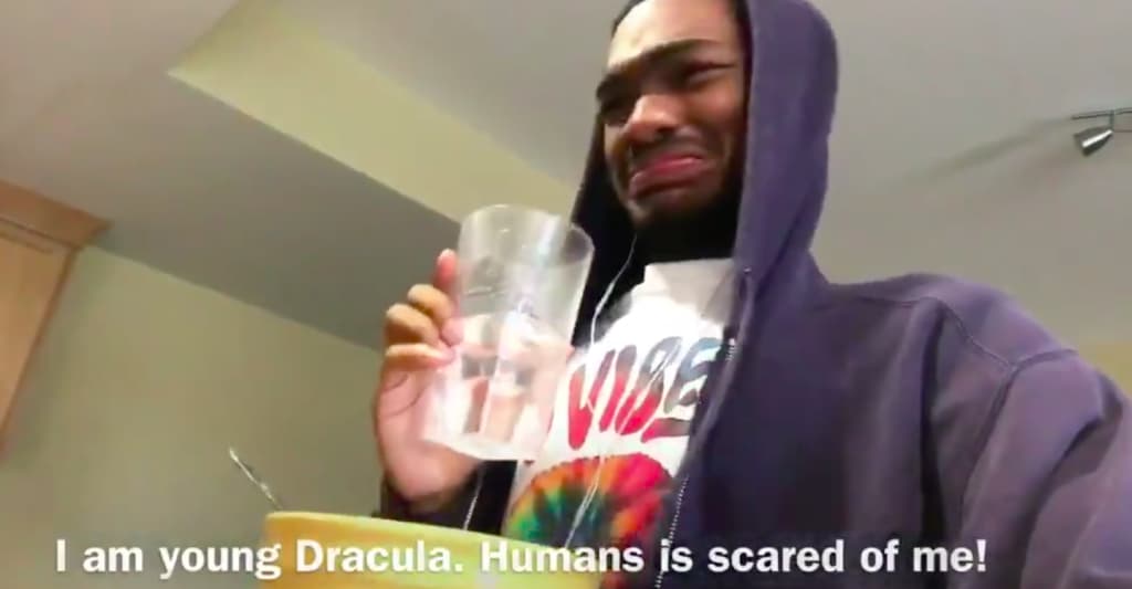 Dracula And Frankenstein S Monster Rapping Is Killing Me The Fader The perfect dracula rap castlevaniadracula animated gif for your conversation. monster rapping is killing me